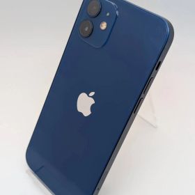 40☆iPhone12 64GB SIMフリー バッテリー99% 新品バッテリー交換済み 保証付き 本体 中古 ブルー やや傷や汚れあり