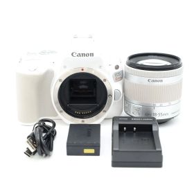 Canon EOS Kiss X9 ホワイト レンズキット デジタル一眼レフ EF-S18-55mm F4 STM 動作確認済 キヤノン #S031005