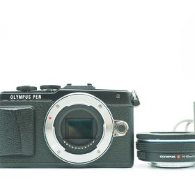 オリンパス Olympus Pen Lite E-PL7 16.0MP EZ 14-42 Lens Black 7335 shots [良品] #Z6603A