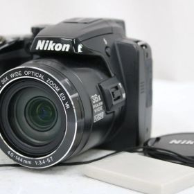 【返品保証】 ニコン Nikon COOLPIX P500 36x ブラック バッテリー付き コンパクトデジタルカメラ e15324
