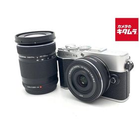 【中古】 【並品】 オリンパス PEN E-P7 EZ ダブルズームキット シルバー