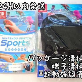 【中古良品】Nintendo Switch Sports（箱・レッグバンド付き）