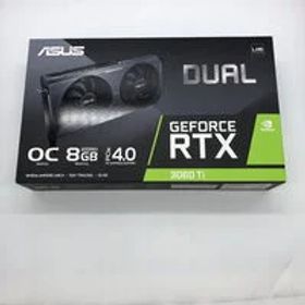 中古 ASUS DUAL-RTX3060TI-O8GD6X (RTX3060Ti 8G GDR6X) 175523 状態： C:並品