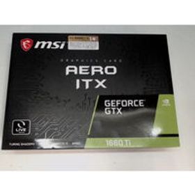 中古 MSI GeForce GTX 1660 Ti AERO ITX 6G OC(GTX1660Ti) 139073 状態： C:並品