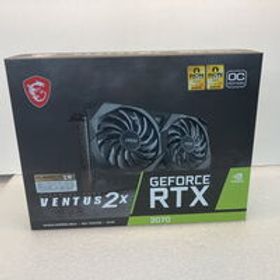 中古 【LHR版】MSI GeForce RTX 3070 VENTUS 2X 8G OC LHR (RTX3070 8GB) 146437 状態： B:良品
