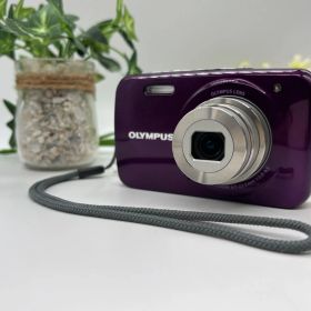 【動作確認済】OLYMPUS VH-210 デジタルカメラ パープル 付属品完備