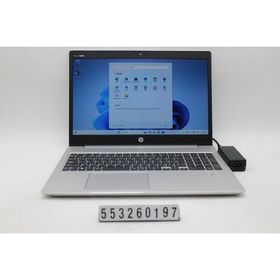 ノートパソコン hp ProBook 450 G7 Core i5 10210U 1.6GHz/8GB/256GB(SSD)/15.6W/FWXGA(1366x768)/Win11 画面キズあり