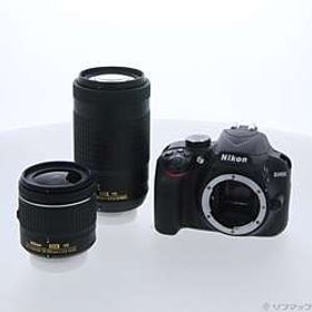 〔中古品〕 NIKON D3400 ダブルズームキット ブラック〔中古品〕 NIKON D3400 ダブルズームキット ブラック