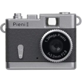 ケンコー DSC-PIENI II GY(グレー) PIENI2 ピエニ2 トイカメラ 131万画素デジタルカメラ DSCPIENI2GY