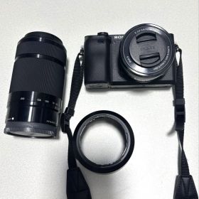 SONY α6400 ミラーレスカメラ 4K レンズキット、オールドレンズ付き