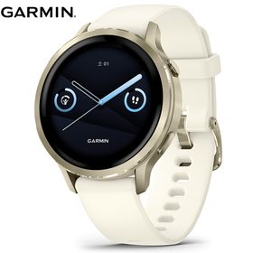 ガーミン GARMIN Venu 4 41mm ヴェニュー4 41mm フィットネス GPS スマートウォッチ 腕時計 レディース 010-03013-30 Lunar Gold/Bone