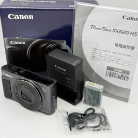【美品】Canon キャノン PowerShot SX620 HS ブラック コンパクトデジタルカメラ