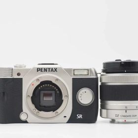 ペンタックス Pentax Q10 Silver 12.4MP Digital Camera 02 Lens 1338 Shots [美品] #Z6643A