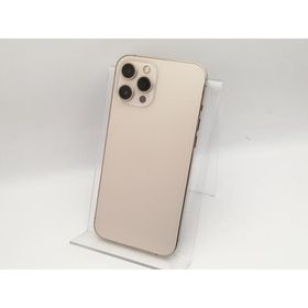 【中古】Apple SoftBank 【SIMロック解除済み】 iPhone 12 Pro Max 128GB ゴールド MGCW3J/A【中野】保証期間１ヶ月【ランクC】