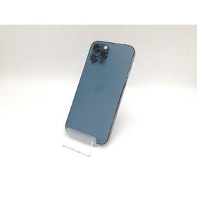 【中古】Apple au 【SIMロック解除済み】 iPhone 12 Pro Max 128GB パシフィックブルー MGCX3J/A【福岡天神】保証期間１ヶ月【ランクC】