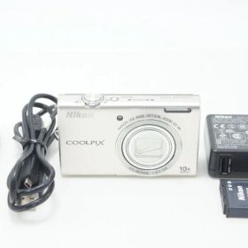 Nikon ニコン COOLPIX S6200 コンパクトデジタルカメラ プラチナシルバー 260717d