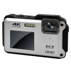 高橋国際商事 TT-WD1300 シルバー Bluemake4K防水コンパクトデジタルカメラ1300万画素防水 防塵 耐衝撃 TTWD1300