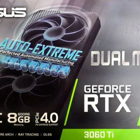 ASUS GeForce RTX 3060 Ti DUAL MINI 本体