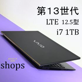 極美品 Vaio pro PJ 13世代 カナなしキー i7 16G LTE 1TB新品液晶 2024 vjs126 vjpj sx12 【efarieL153】