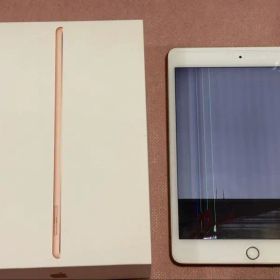 Apple iPad mini Wi-Fi 64GB Gold 本体（画面割れ）