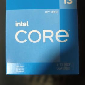 最終値下げ intel core i3 12100f cpuファン付属