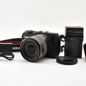 【高画質高性能】コンパクトミラーレスカメラ キヤノン EOS M ブラック レンズキット★