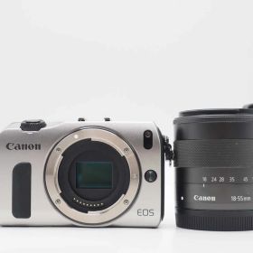 キャノン Canon EOS M Mirrorless Digital Camera Silver 18-55mm Lens [美品] #Z6624A