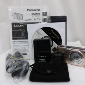 【返品保証】 【元箱付き】パナソニック Panasonic LUMIX DMC-FX700 ピンク 付属品多数 コンパクトデジタルカメラ e15629
