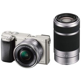 【中古】SONY ミラーレス一眼 α6000 ダブルズームレンズキット E PZ 16-50mm F3.5-5.6 OSS + E 55-210mm
