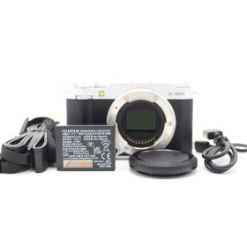 ■美品■ FUJIFILM 富士フイルム ミラーレス一眼カメラ X-M5ボディ シルバー F X-M5-S JP 日英二言語モデル ♯13808