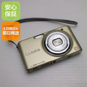 超美品 DMC-FX77 ゴールド 中古本体 安心保証 即日発送 Panasonic LUMIX デジカメ 本体