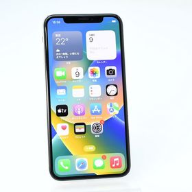 【動作可能＊電池100％＊液晶美品】SIMフリー iPhone X 64GB シルバー
