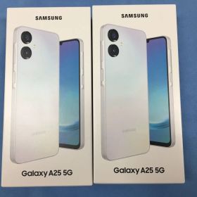 2台セット【新品・未開封】SIMフリー au Galaxy A25 5G SCG33 ライトブルー