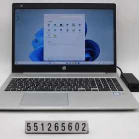 hp ProBook 450 G6 Core i5 8265U 1.6GHz/8GB/256GB(SSD)/15.6W/FHD(1920x1080)/Win11 【551265602】