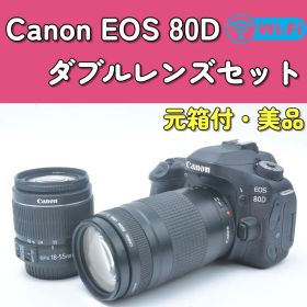 Canon EOS 80D 元箱付き 付属品完備 レンズ2本 超望遠 DSLR