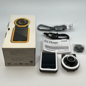 【美品】CASIO EXILIM EX-FR100 ホワイト アクションカム