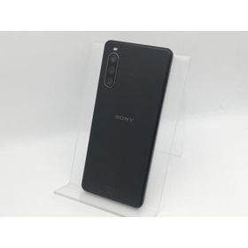 【中古】SONY au 【SIMフリー】 Xperia 10 IV ブラック 6GB 128GB SOG07【中野】保証期間１ヶ月【ランクC】