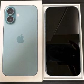 ★美品★Apple iPhone16 128GB ティール 箱付