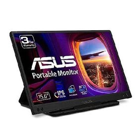 【並行輸入品】 ASUS Zen Screen 15.6” 1080P Portable Monitor (MB166C) - Full HD, IPS, USB Type-C External Monitor, USB-Powered, Flicker Free,
