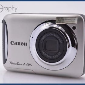 【動作保証】 キヤノン Canon PowerShot A495 3.3X 単三電池仕様 同梱無料 #ks704