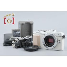 【中古】OLYMPUS オリンパス PEN Lite E-PL7 ホワイト ミラーレス一眼カメラ シャッター回数僅少