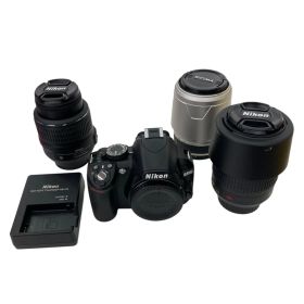 186000 動作確認済み Nikon ニコン デジタル一眼レフカメラ Ｄ3100 ブラック