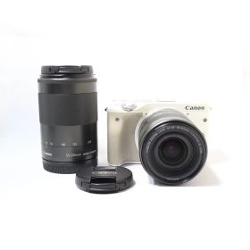 Canon EOS M3 + EF-M 18-55mm 55-200mm IS STM ミラーレス 一眼 デジタルカメラ デジイチ