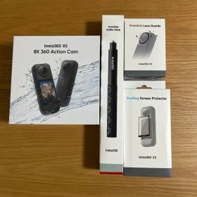 Insta360 X5 8K 360 Action Cam 本体セット
