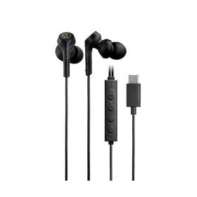 オーディオテクニカ audio-technica ATH-CKS330NCBK ブラック USB Type-C用有線イヤホン ノイズキャンセリング搭載 ATHCKS330NCBK