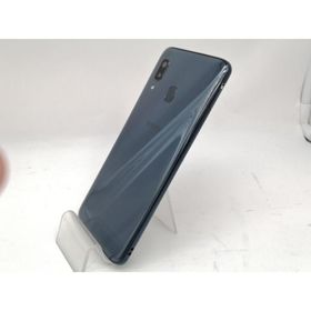 【中古】SAMSUNG au 【SIMロック解除済み】 Galaxy A30 SCV43 ブラック【新宿】保証期間１ヶ月【ランクC】
