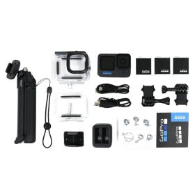 GoPro HERO12 Black アクションカメラ アクセサリーセット hero12-black 整備済みアウトレット品 [中古(A)]