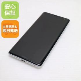 良品中古 SO-01L Xperia XZ3 ホワイトシルバー スマホ 本体 白ロム 中古 土日祝発送OK