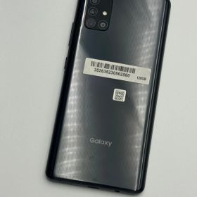 【中古C】Galaxy A51 SCG07 プリズム ブリックス ブラック SIMフリー 白ロム