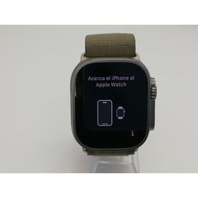 【中古】Apple Apple Watch Ultra2 49mm Cellular チタニウムケース/オリーブアルパインループ(S) MREX3J/A【那珂川】保証期間１ヶ月【ランクB】
